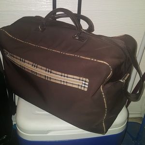Burberry Overnight /Travel Bag Brown with nova ✅